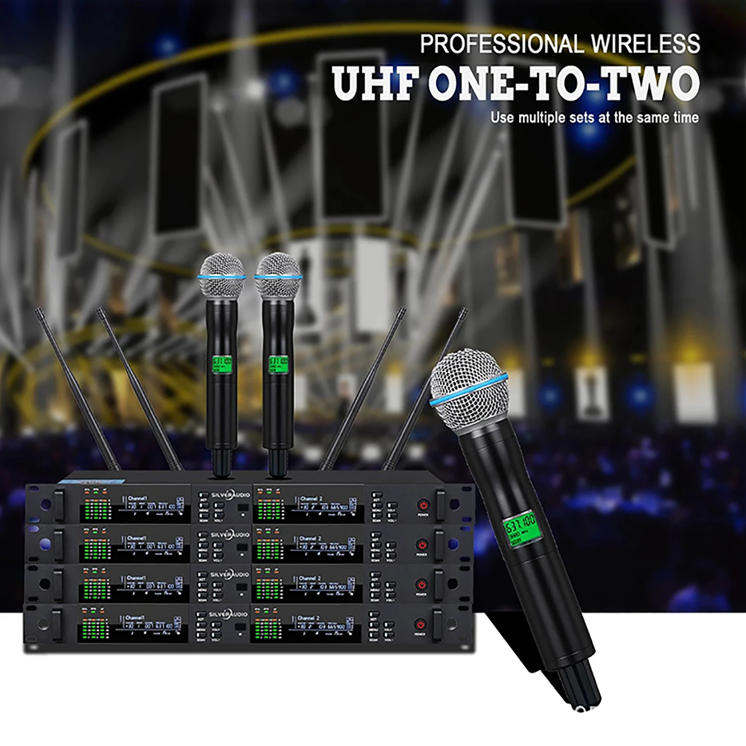 

GAW-BR902D true diversity wholesale wireless microphone true diversity conference room metal long-distance true diversity microp