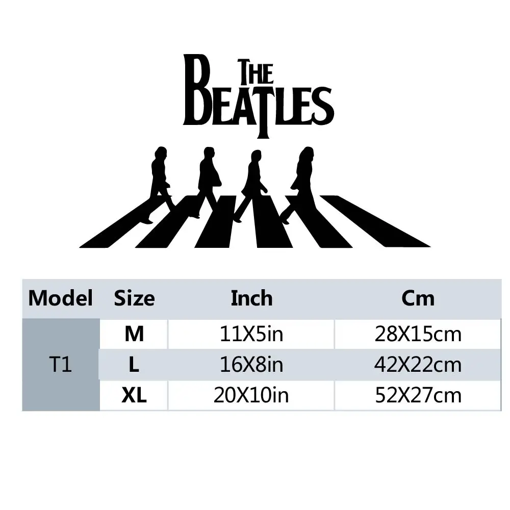 1PC Fashion The Beatles Home Decor Modern Acrylic Decoration For Home Decor Decoration Accessories Murals