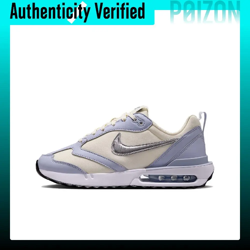 nike-air-max-dawn-fabric-low-top-casual-city-commuting-running-shoes-para-mujer-azul-beige-fz4239-001