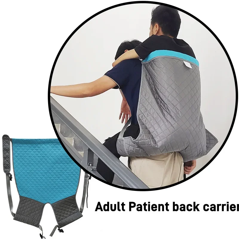 

Adult Convenient Up Down Stairs Transport Back Pad Large Shoulder Strap Bedridden Elderly Patient Transfer Device Transfer Pad