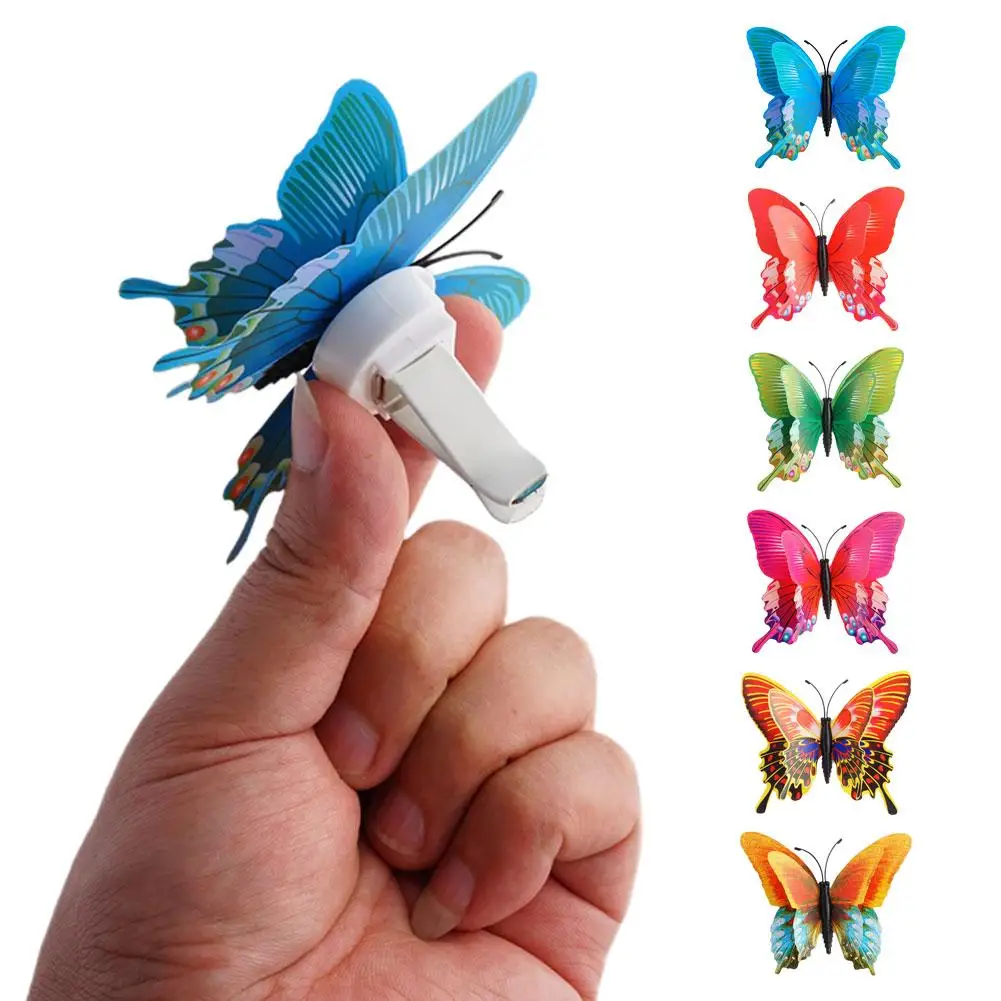 Dynamic Butterfly Car Air Outlet Perfume Clip Car Air Car Ornamententer Interior Car Freshener Console Accessories Decorati J0J4