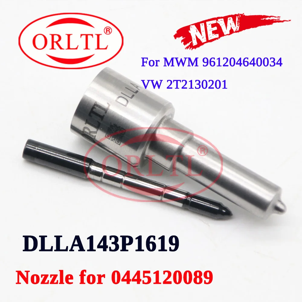 DLLA143P1619 0433172037 Diesel 0 445 120 089 Common Rail Injector Nozzle DLLA 143 P 1619 Fuel Spray Nozzle for MWM 0445120089