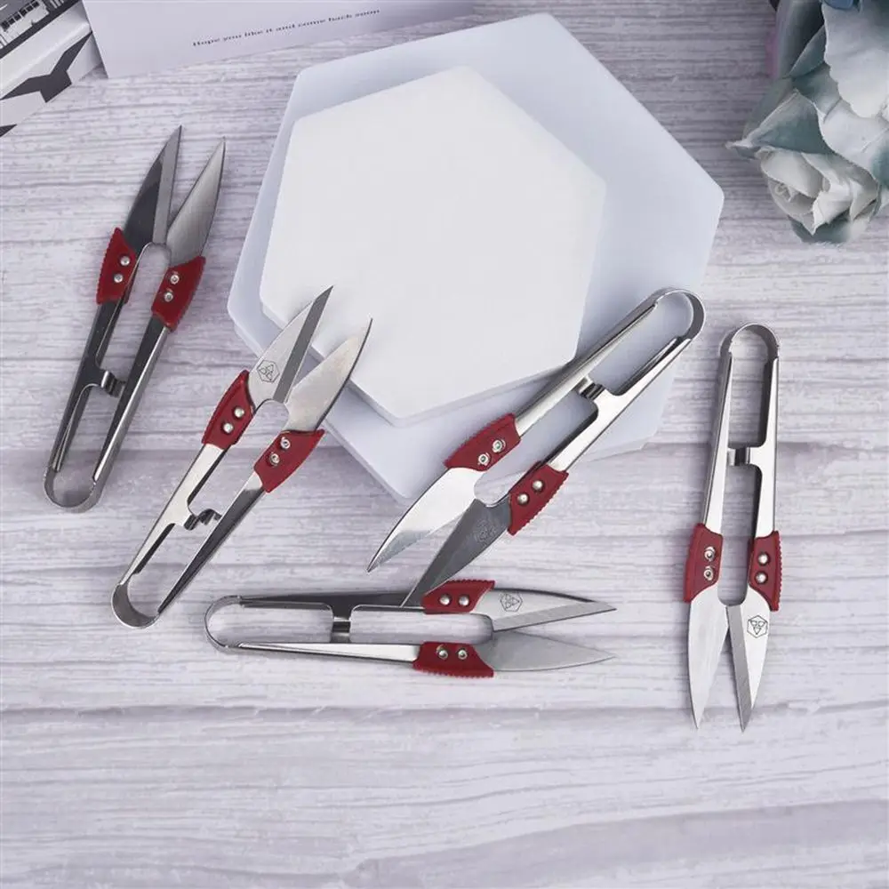 

U Thread Stainless Steel Embroidery Cutting Trimming Sewing Supplies Sharp Blades Tailor's Scissors Scissors Shears Yarn Shears