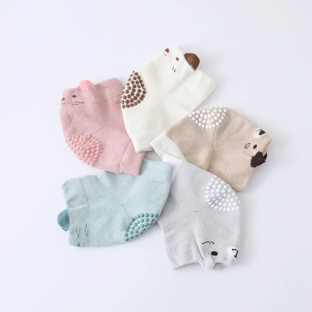 New Cotton Blend Knee Pad Cartoon Anti-slip Crawling Protector Anti-fall Kneepad