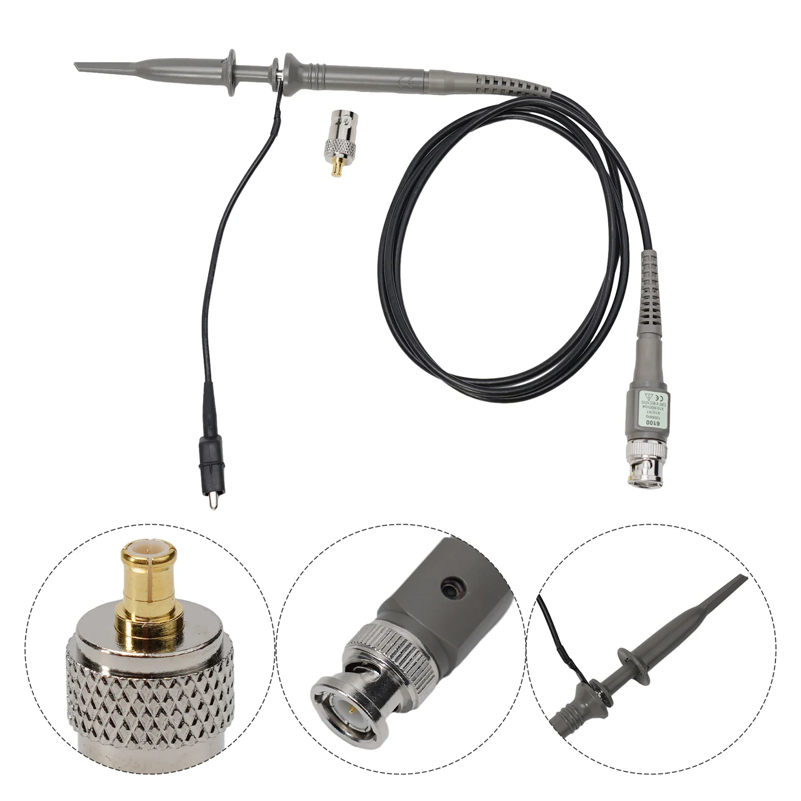 Imagem -06 - Osciloscópio Clip-on Probe Sonda de Alta Tensão Adaptador Adaptado a Dso-tc2 Tc3 Osciloscópio Acessórios
