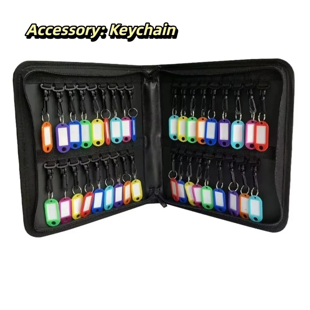 Smooth Zipper Design Fireproof Key Organizer Fire Resistant Home Storage Fire Resistant Key Bag Waterproof Portable Key Case