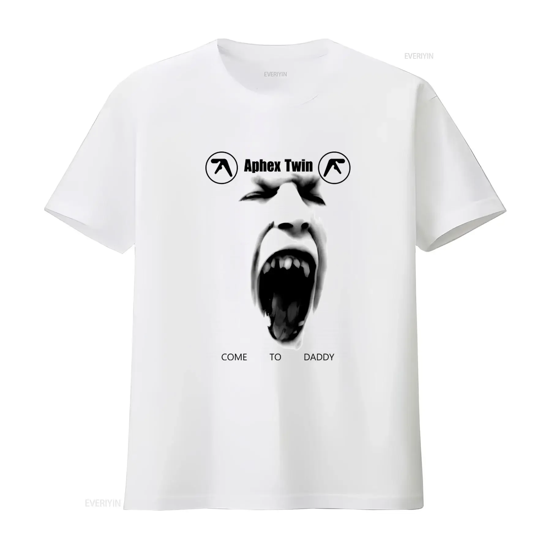 Aphex Twin Come To Daddy  Cotton T Shirt Vm1805 vintage Washed fashion Versatile Top For Everyday Wear Comfortable Casual