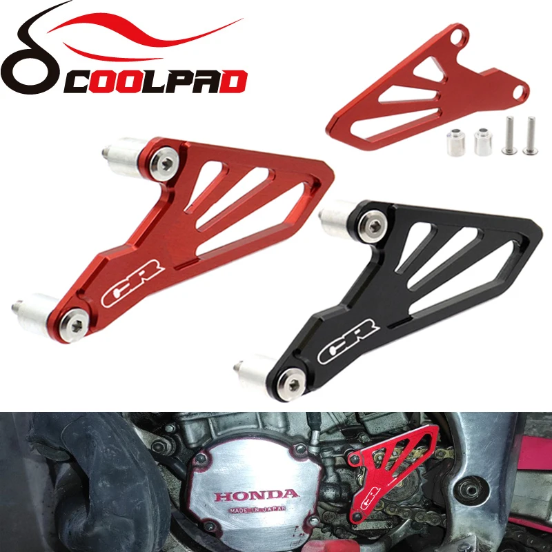 

CNC LOGO Front Chain Sprocket Protector Cover For Honda CR250R 2002-2007 CR 250R CR250 R Motorcycle