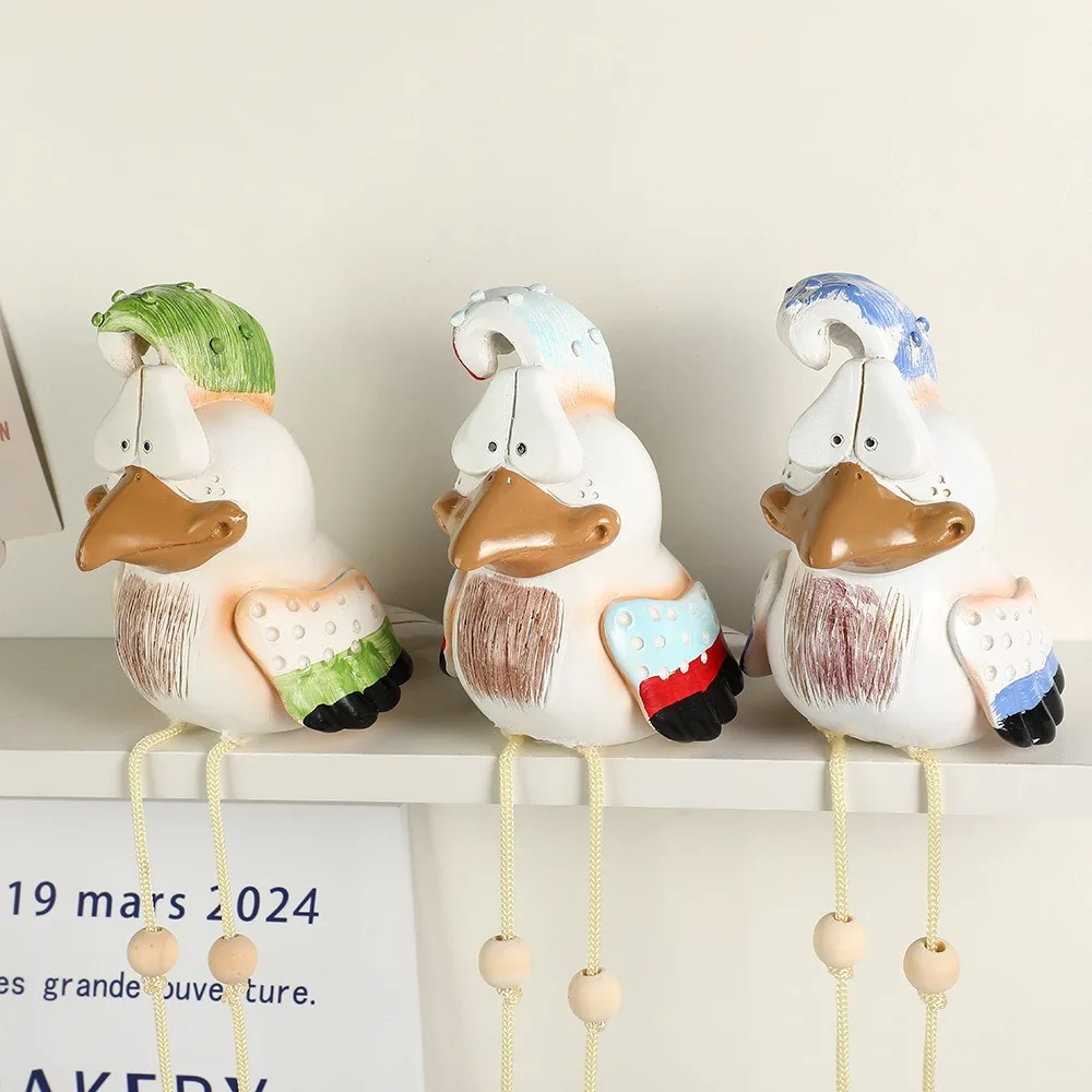 

Creative chick resin crafts garden statue home bookshelf art decorations desktop counter ornaments