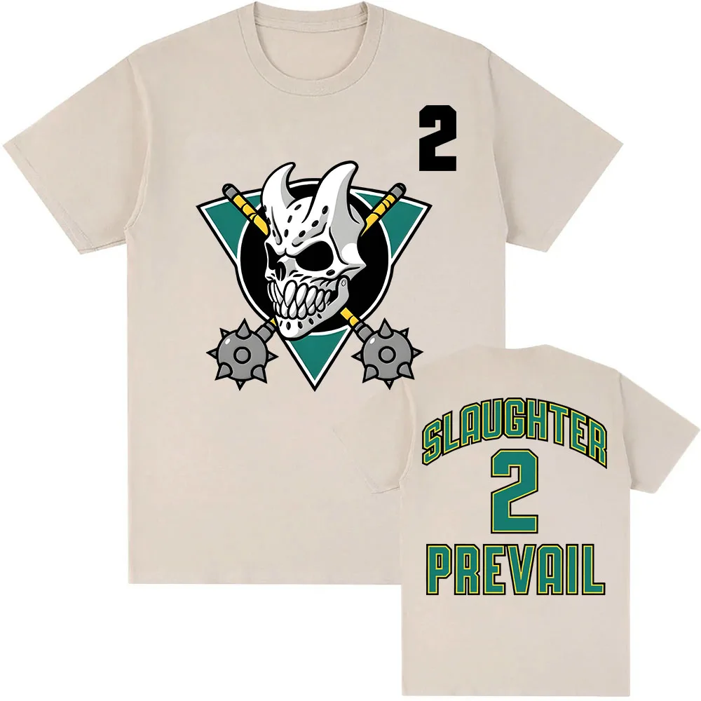 SLAUGHTER TO PREVAIL Hockey T-shirt Short Sleeve Cotton O-neck Fashion Tshirts Men Women Clothing Unisex Streetwear Hip Hop Tops