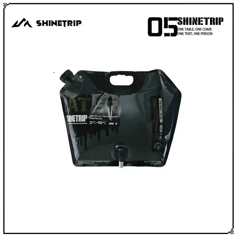 

Outdoor Portable Folding Water Bag Mountaineering Tourism Camping Food Grade 8L Large Capacity Water Storage Bag New