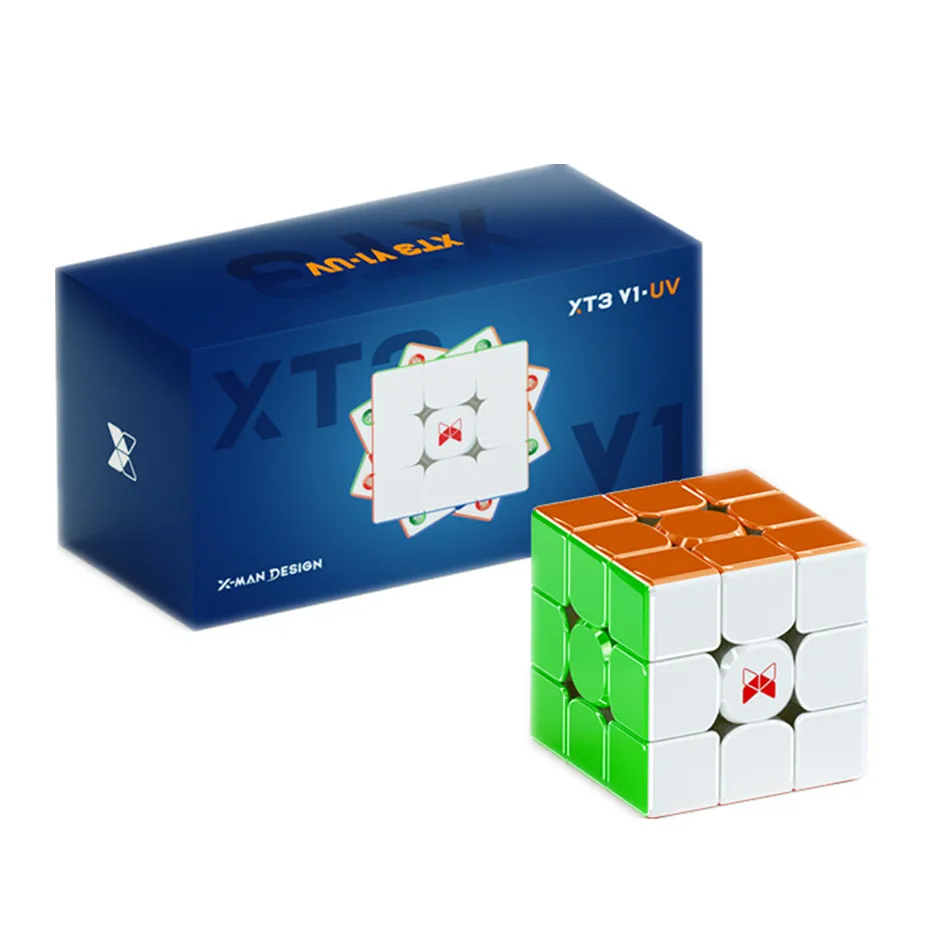 QiYi XMD XT3 V1  Maglev UV 3x3x3 Magic Cube Professional 3x3 Speed Puzzle Children's Toy Cubo Magico Gift