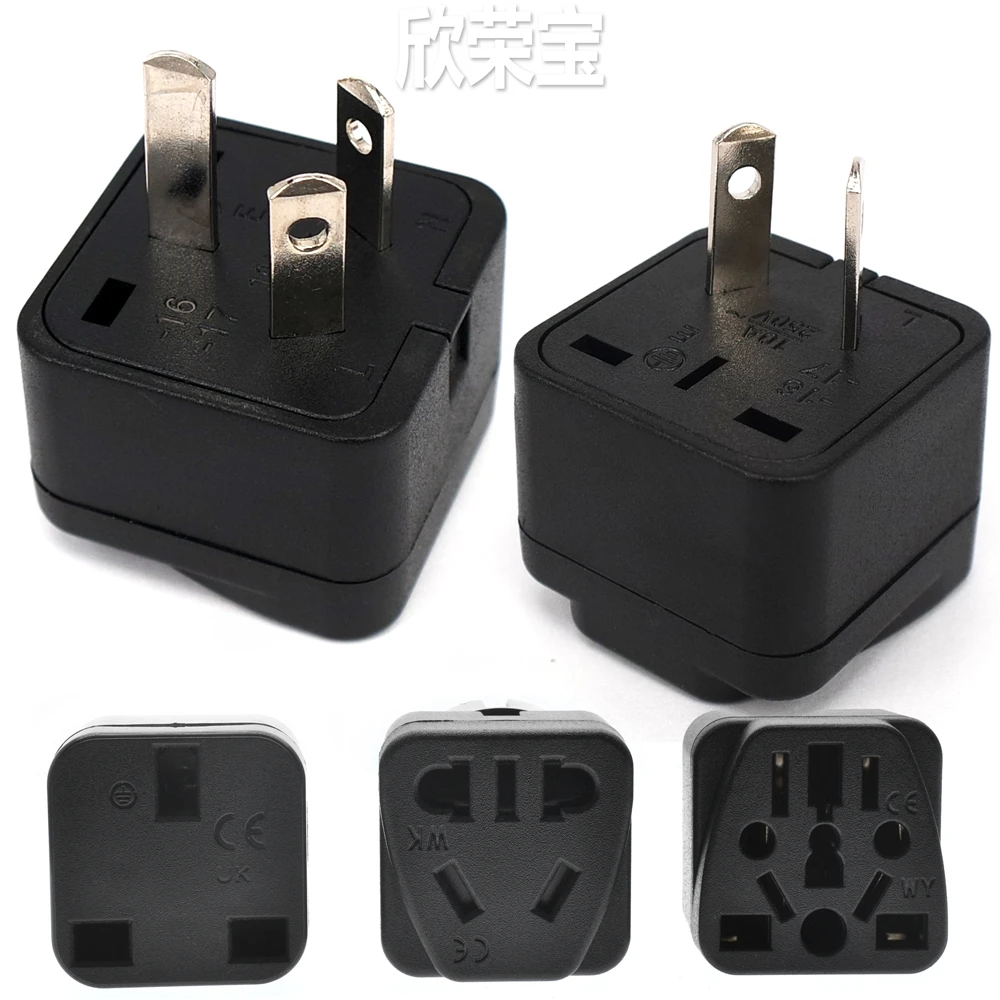 Adaptateur universel de conversion australienne à 2/3 broches, adaptateur de voyage, prise de courant, chargeur électrique, prise de courant, UE européenne, États-Unis, Royaume-Uni, AU