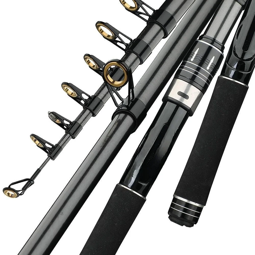 Vara de Pesca Retrátil de Fibr - Fishing Rod Surf avaliação e preço