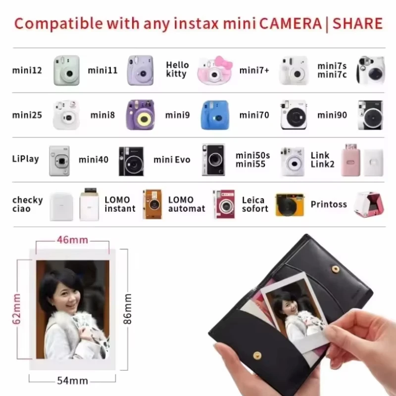Fujifilm Instax Mini Film White Edge 3 inch Paper for Fuji Instant Film Camera Mini 12 11 9 8 40  Link 2 EVO 10/20/40/60Sheets