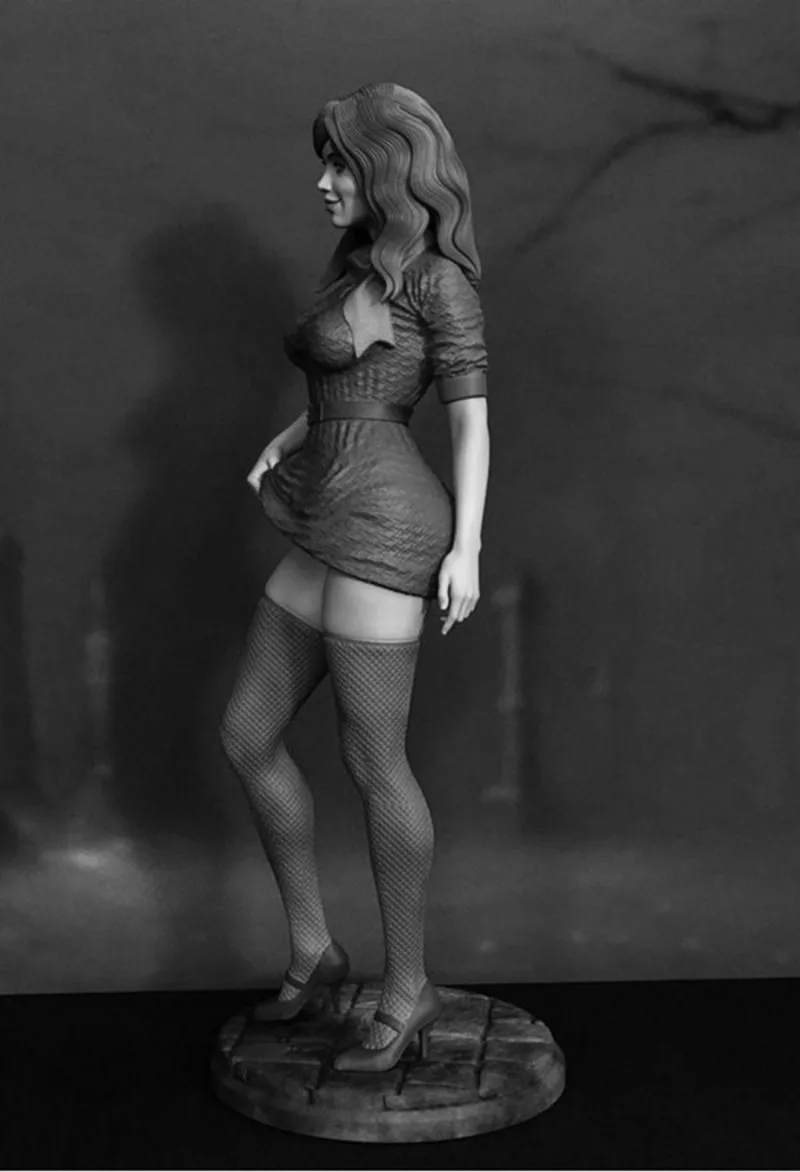 1/24 Scale Resin Figure Assembled Model Kit Classical Elegant Girl Hobby Miniature Diorama Unassembled Unpainted
