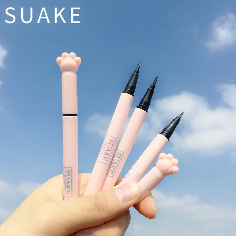 1Pcs Black Liquid Eyeliner Makeup Pen Waterproof Long-lasting Eyeliner Sweat-proof Not Easy To Take Off Makeup Cat's Claw Pen