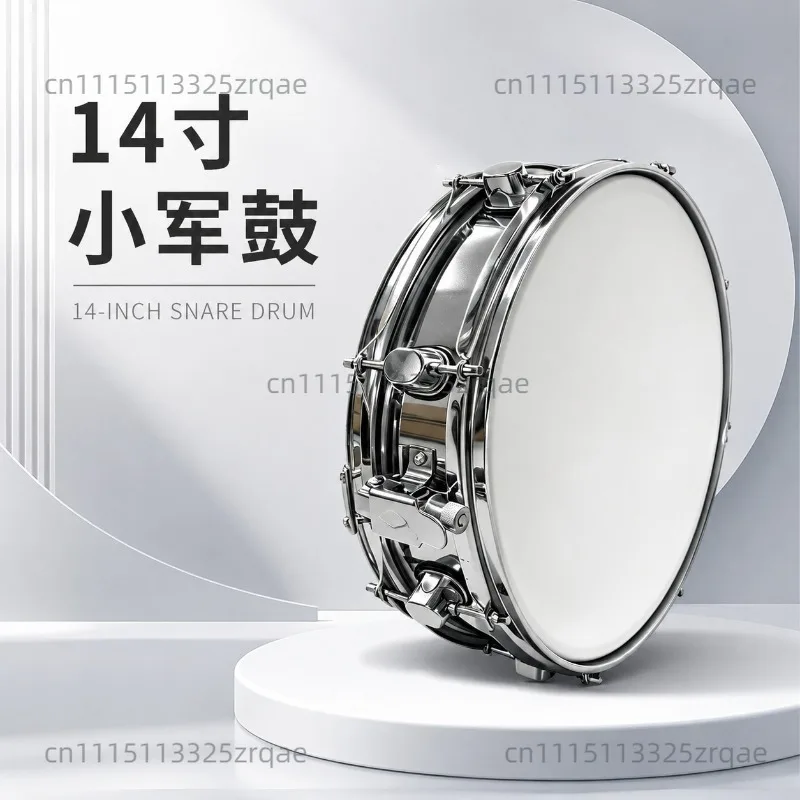 Supply Factory Direct Sales Steel Cavity 14 Inch Tweeter Snare Drum 3.5 Inch Height Strap Snare Drum