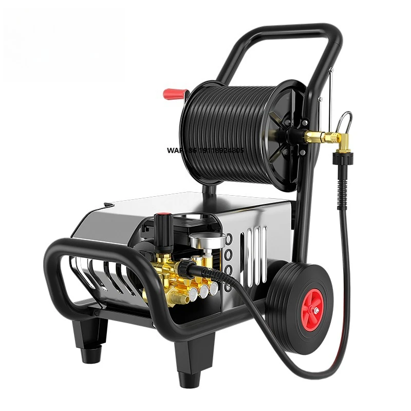 Hogedruk Auto Wielreiniger Krukaspomp 150bar Hogedruk Waternevel Jet Wasmachine Elektrische Auto Hogedrukreiniger