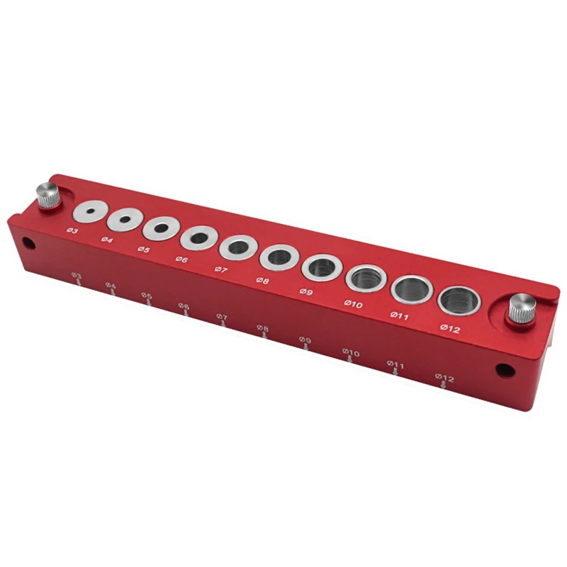 

A96I-3-12Mm Vertical Pocket Hole Jig Woodworking Dowel Drill Guide Self Centering Drill Bit Guide Jig Positioner Locator