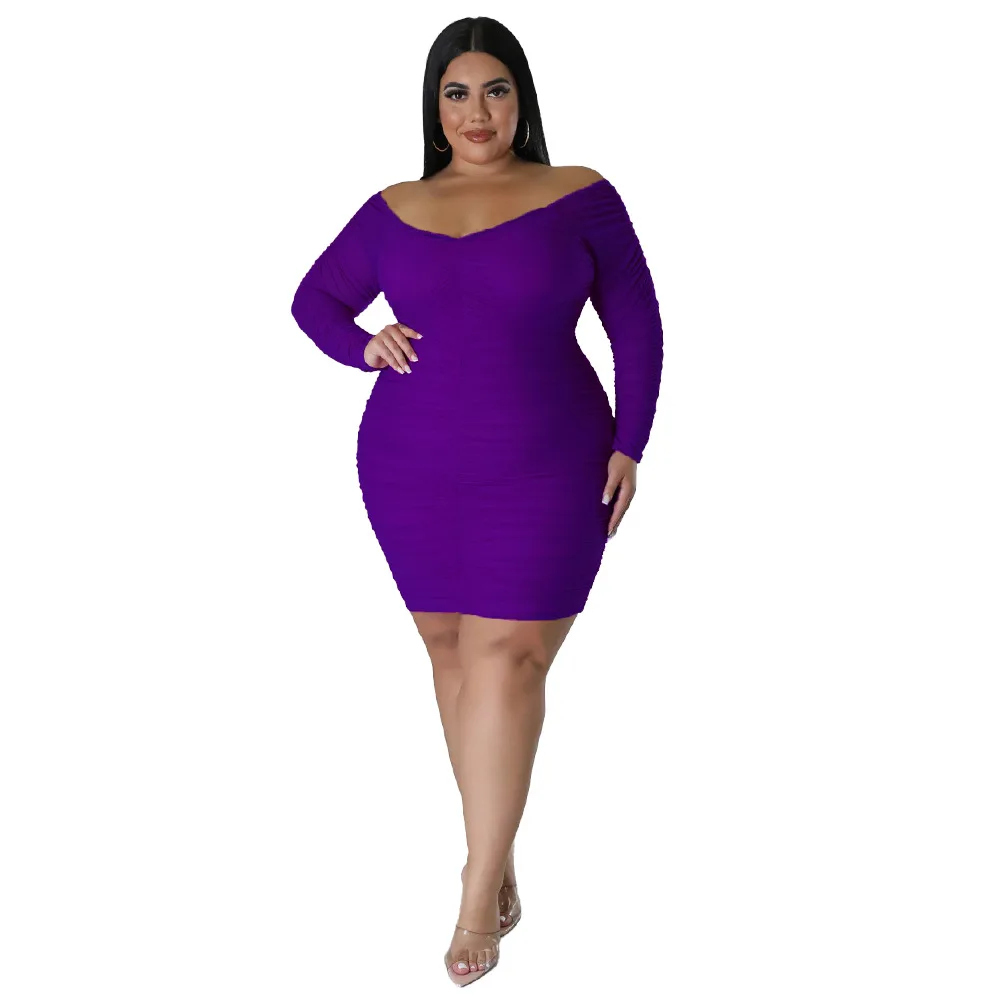 Red Plus Size 5XL D…