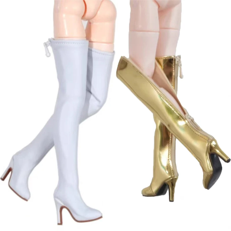 1/6 Female Doll Handmade Shoes MJD Doll Fashion High-Heeled Boots Accessories High-end Trendy Girl Princess Dress-Up Toy Boot