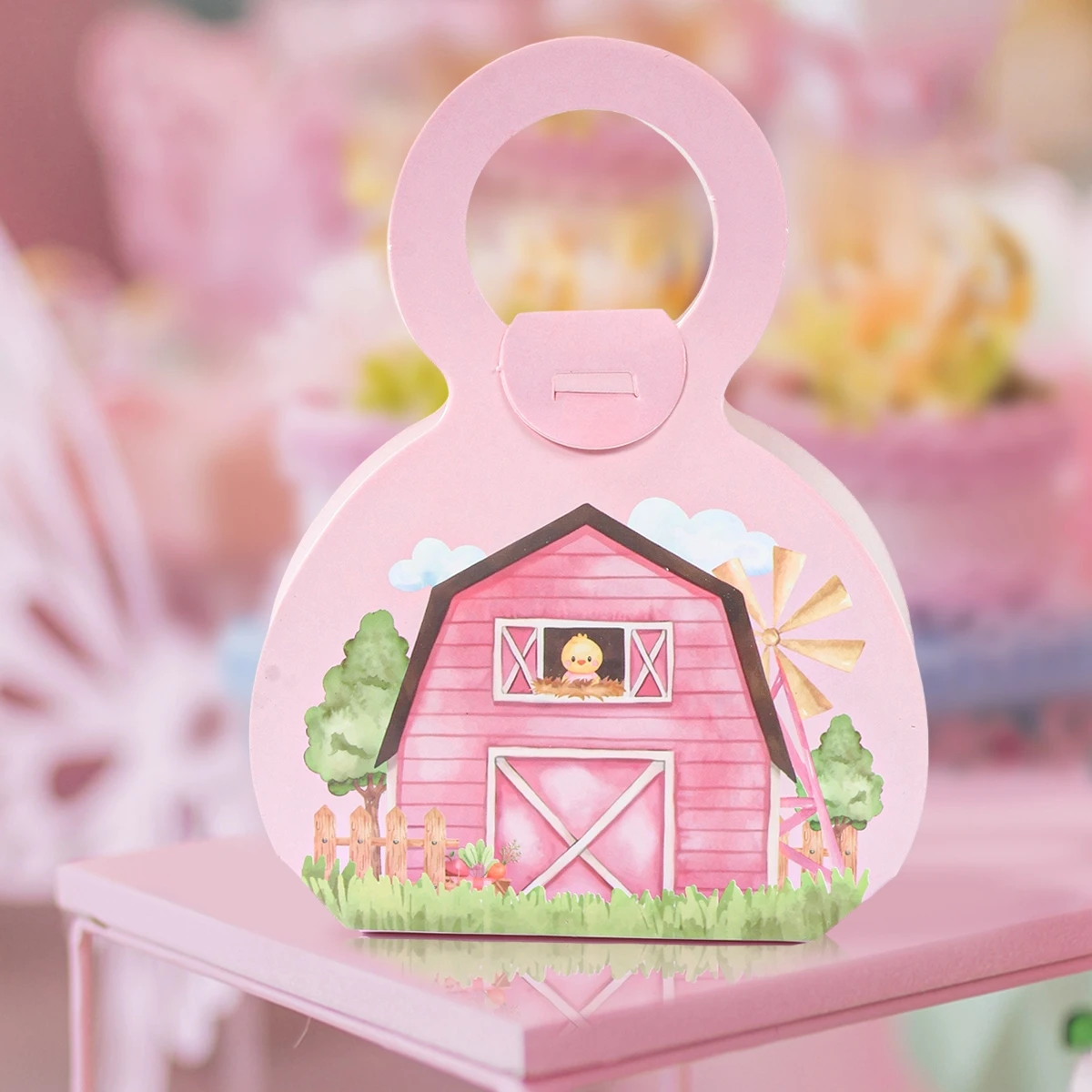 12 Stuks Boerderij Dier Thema Feest Geschenkdozen Snoep Boxen Farm Party Decor Baby Shower Kids Meisjes Verjaardag Bruiloft Feestartikelen