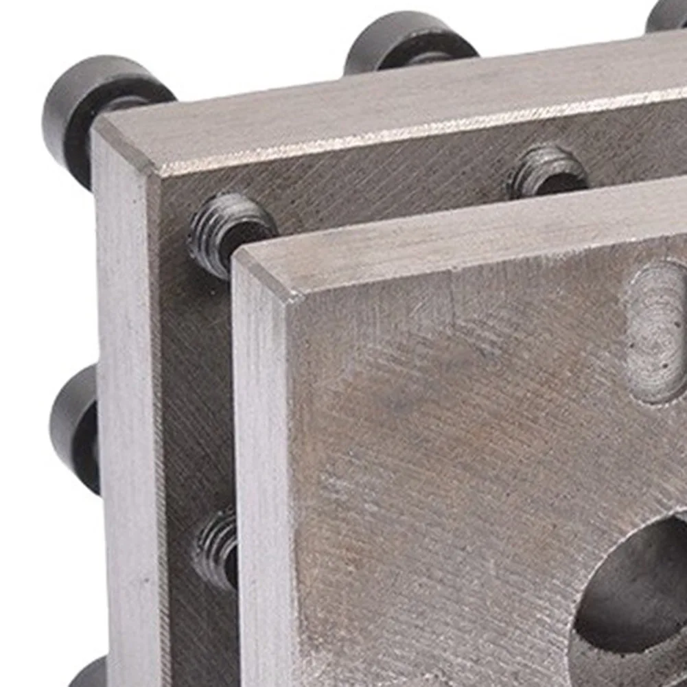For Heavy-Duty Cutting Silver Square Tool Post Rest Tool Post Support High Processing Accuracy User-Friendly Bracket