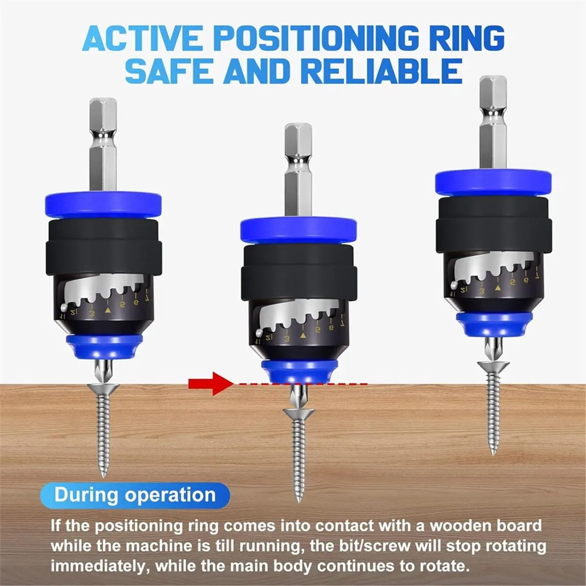 

AA91 Drywall Screw Setter,with 2 Replacement Drywall Bits&Magnetic Holder,with Electric/Impact Drills, for Drywall/Plywood A