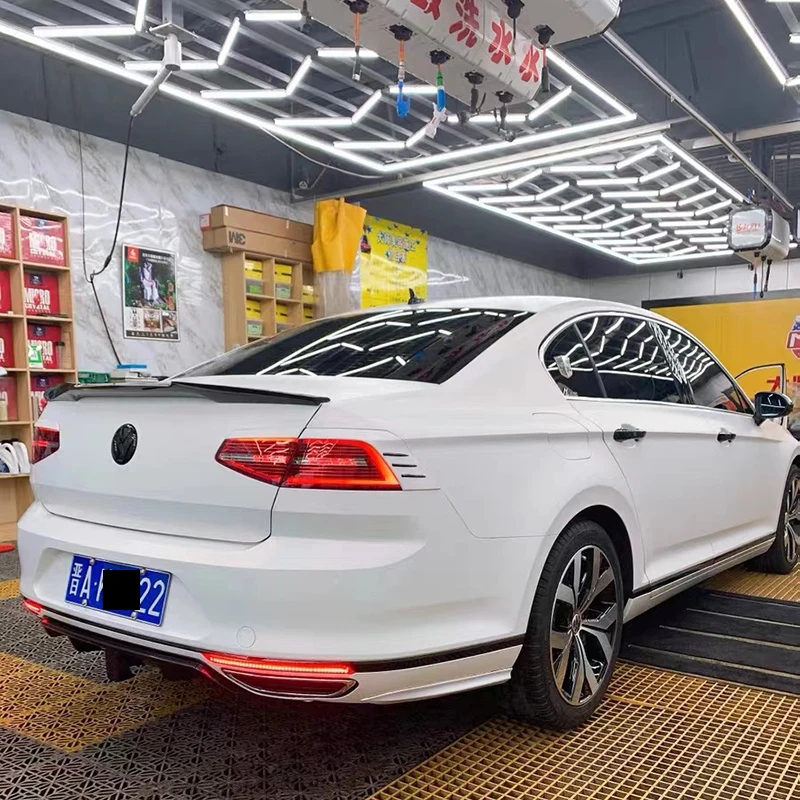 Car Styling For VW Passat B8 Sedan 2015 2017 2018 2019 Rear Lamp Decoration Bright Black Body Kit Baking Paint Patch Accessory