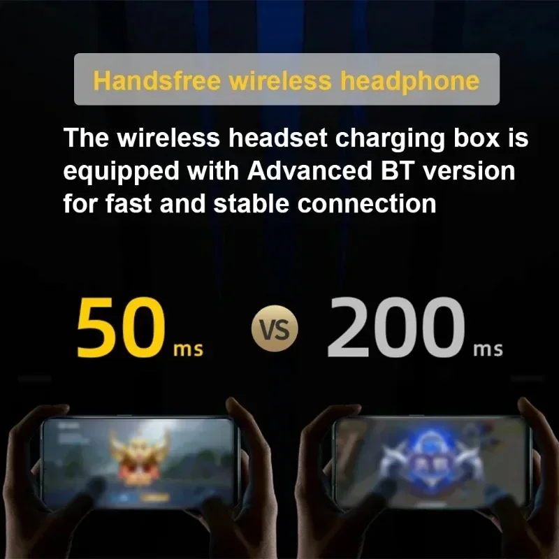 Original G11 TWS Wireless Bluetooth-compatible Earphone Sports Stereo Earbuds gaming Headphones With Headset Charging Case