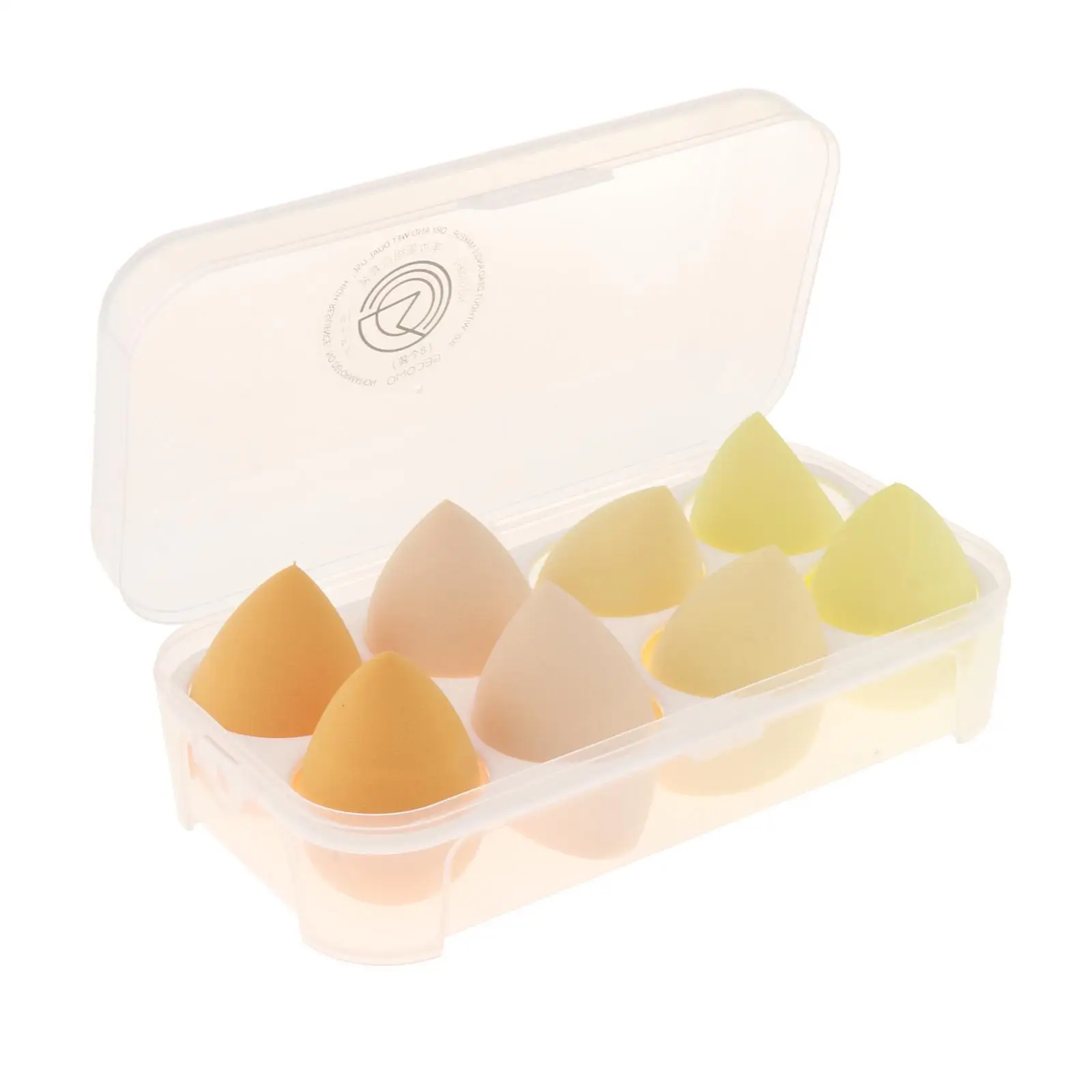 Makeup Sponge Holder Soft Round Sponge for Cleaning Makeup and Applying Foundation Powder for Beauty