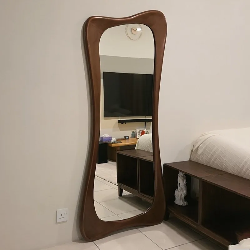 Floor Funky Mirror Nordic Moving Living Room Decoration Standing Girls Luxury Bedroom Mirror Bathroom Espelhos Home Products