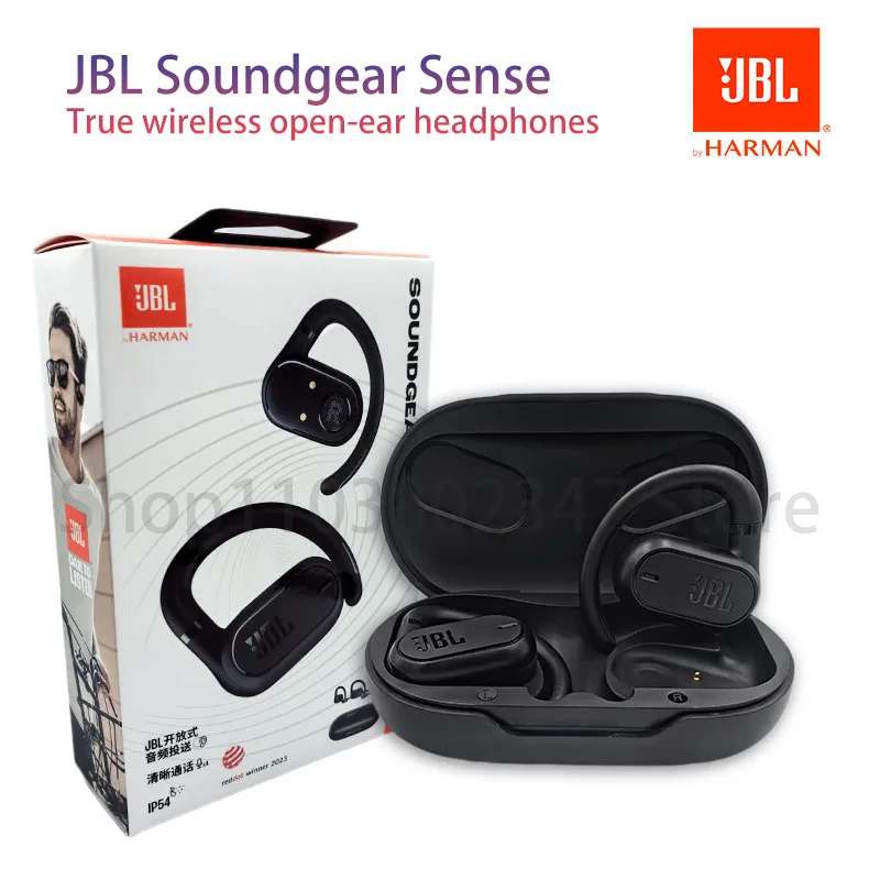 Originele Jbl Soundgear Sense Echte Draadloze Open-Ear Hoofdtelefoon Sport Hardloopheadset Basgeluid Muziek Oortelefoon Hk Versie