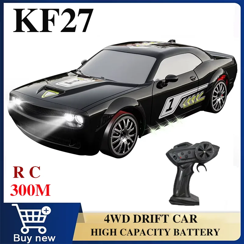 KF27 Children's Remote Control Racing Toy 2.4G High Speed Remote Control Drift Car 1:20 Four-Wheel Drive Children's Toy Car Gift