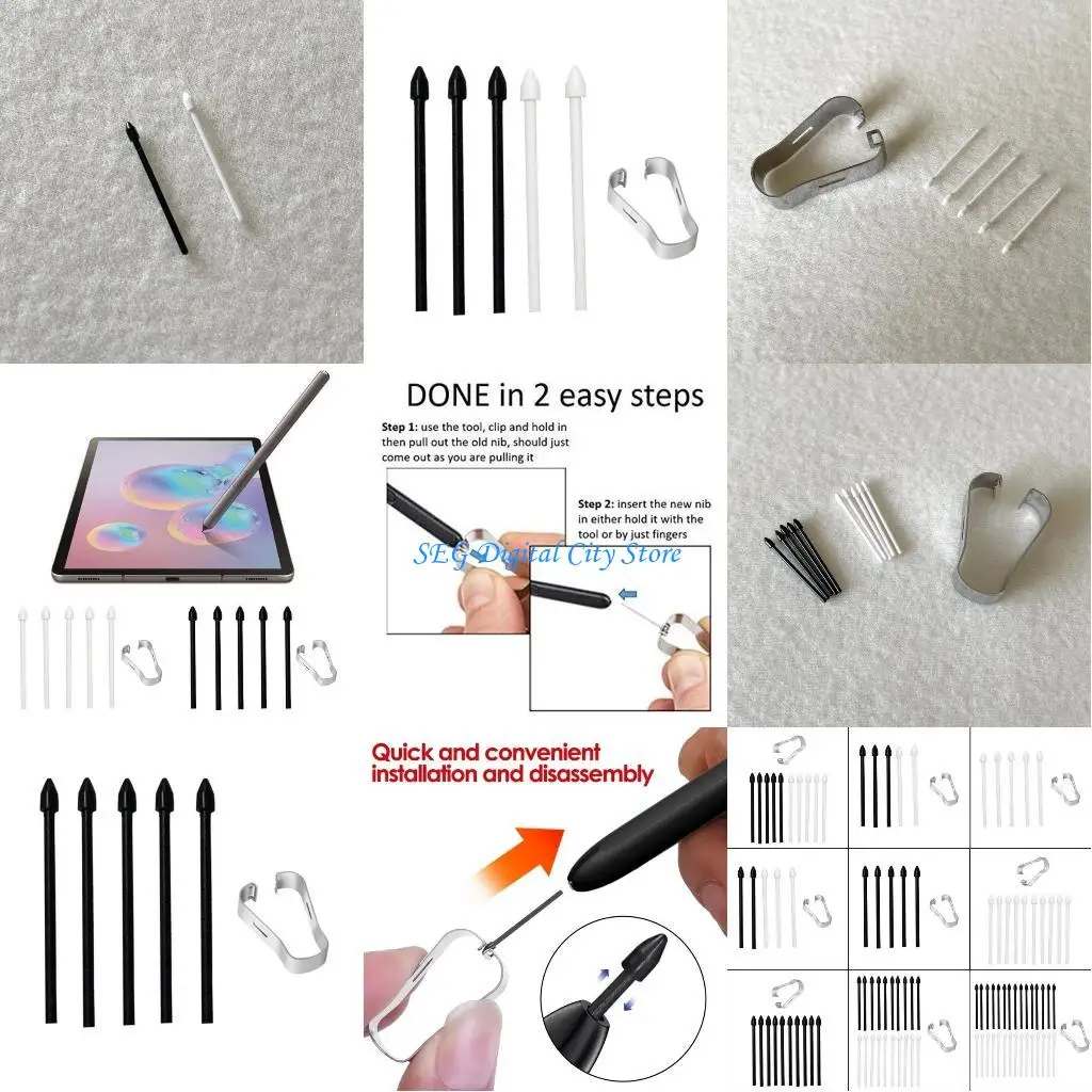 

U75B Nib Pen Tip Set For Tab S8+ Pen Nibs Replacement Spare Pen Nibs Tablets Pen Refills Nibs