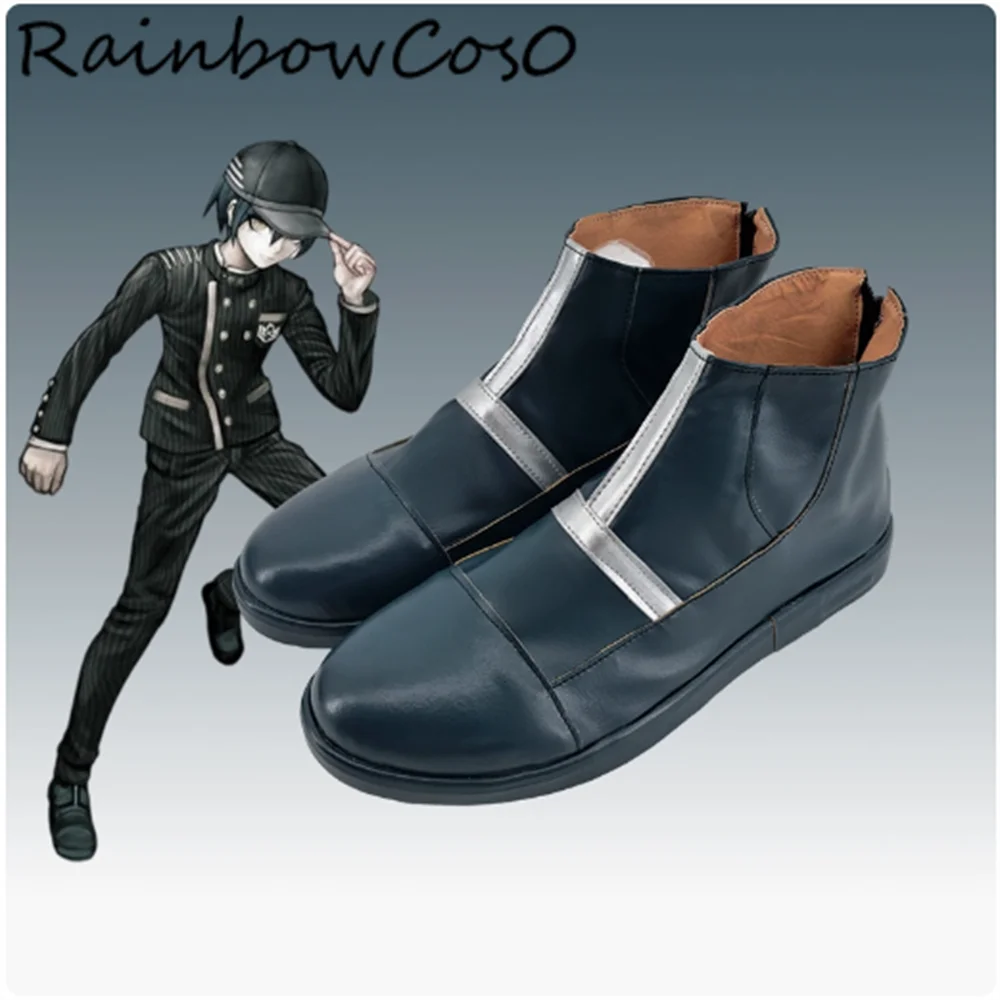 Saihara Shuichi Danganronpa V3: Killing Harmony Buty Cosplay Gra Anime Impreza Halloween RainbowCos0 W4833