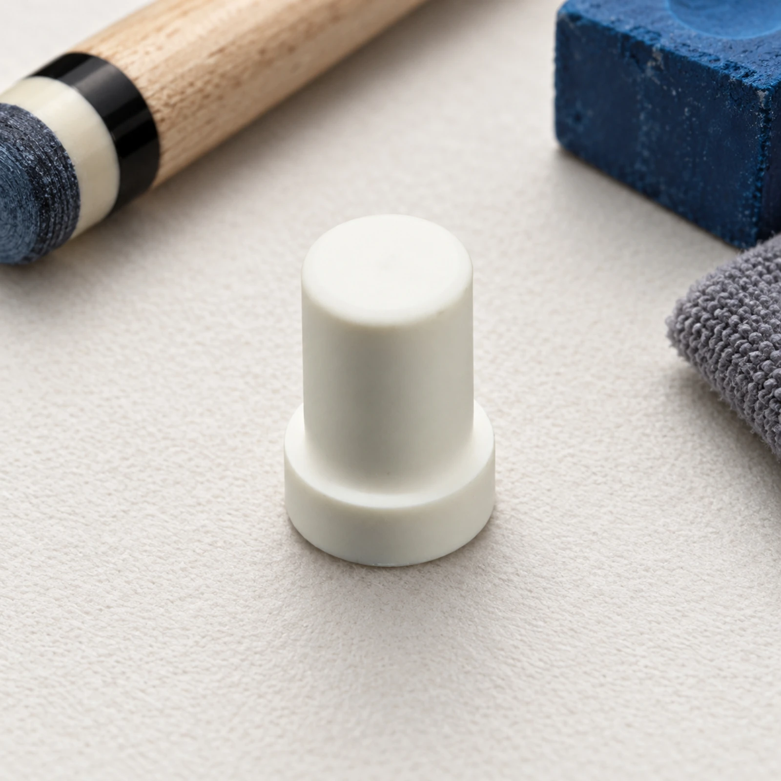 Billiard Cue Ferrule and Tip Component Easy to Install Integrated Cue Tip Ferrule Accurately Machined Solid