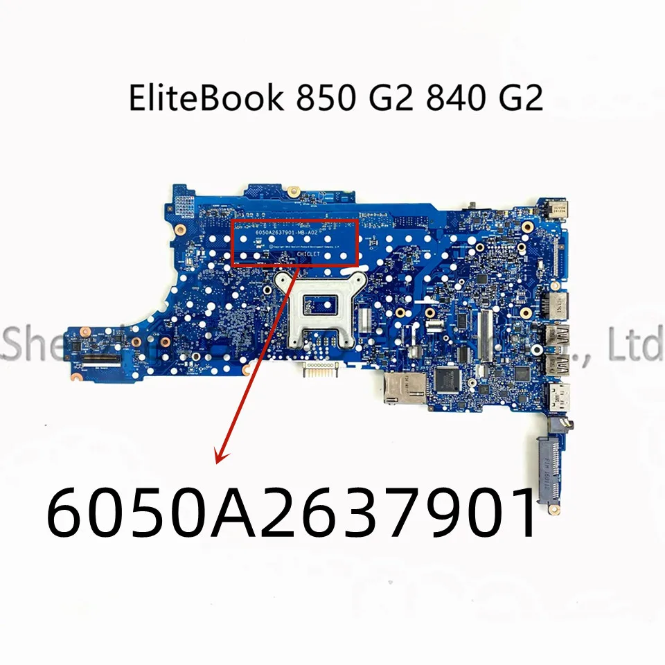 For HP Elitebook 840 G2 850 G2 Laptop Motherboard With I5-5200U/5300U I7-5600U CPU 6050A2637901 799510-001 799510-501 799513-601