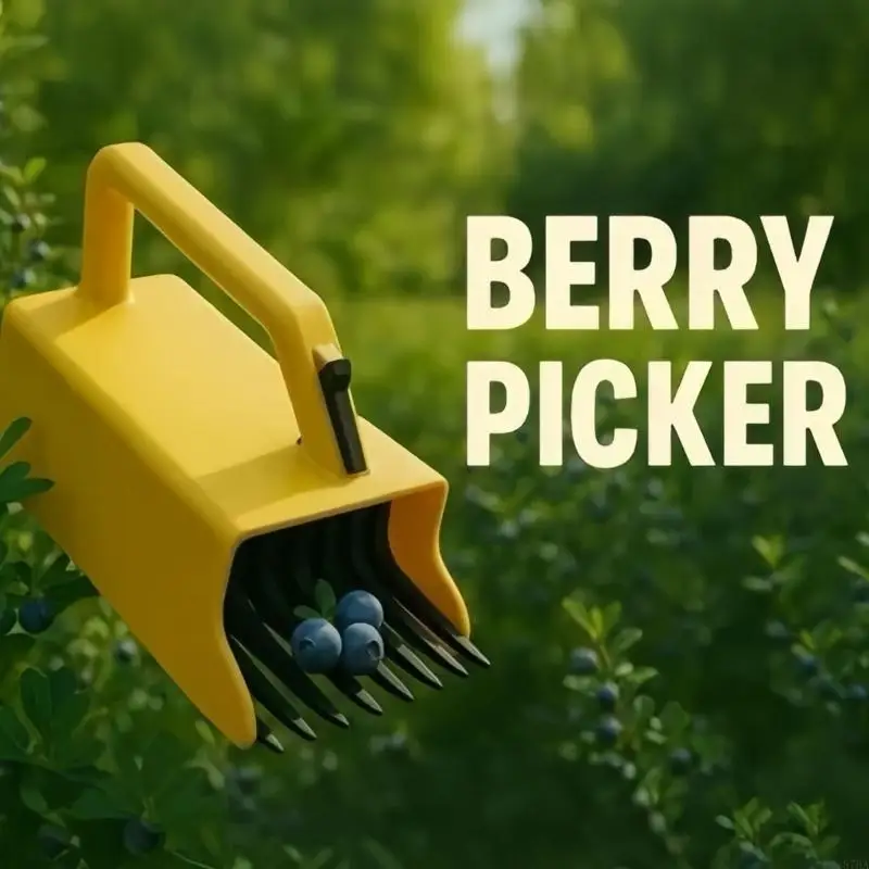 Blueberry Picking and Harrow with Comb and Ergonomic Handle for Easier Berries Picking 87HA