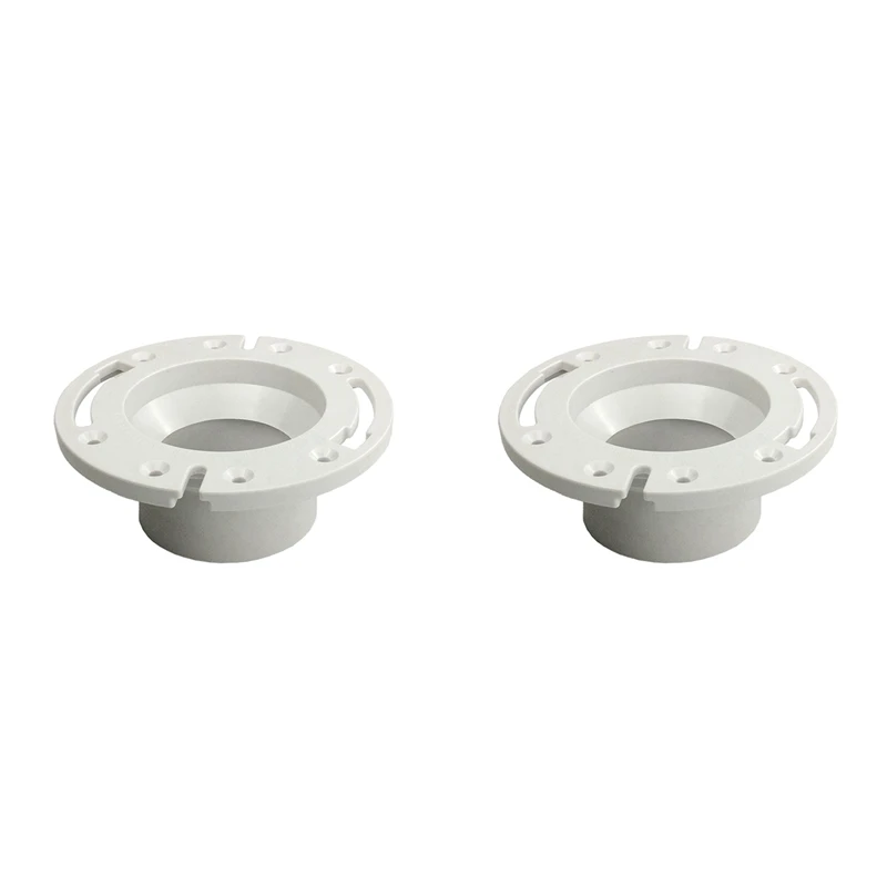 2X For DOMETIC 385345892 3Inch Socket Floor Flange Use For Mount Dometic/Sealand Gravity Discharge Toilets Replacement