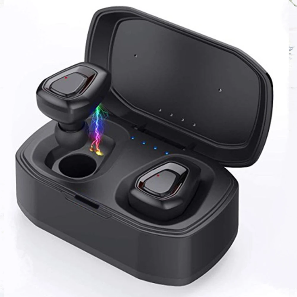 

Wireless Earphone Headset Stereo Earpiece Professional Headphones Ergonomic Design Powerful Chip Automatic Pairing