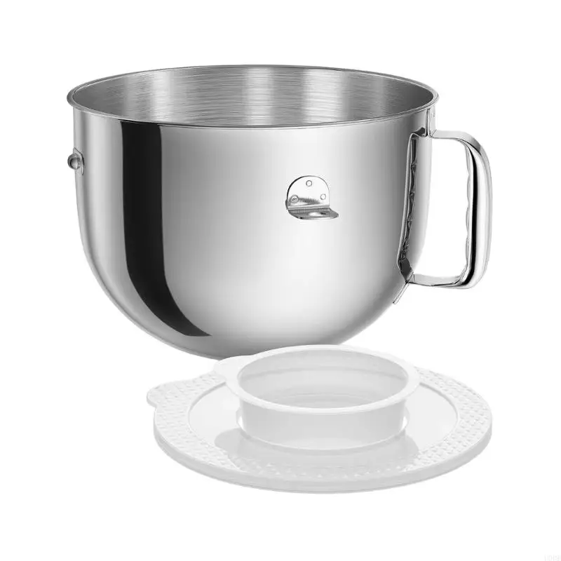 

Stand Mixer Head Bowl Lid Stainless Steel Mixer Bowl Stand Mixer Bowl Lid Mixer Accessory Mixing Bowl Lid for 6QT Model