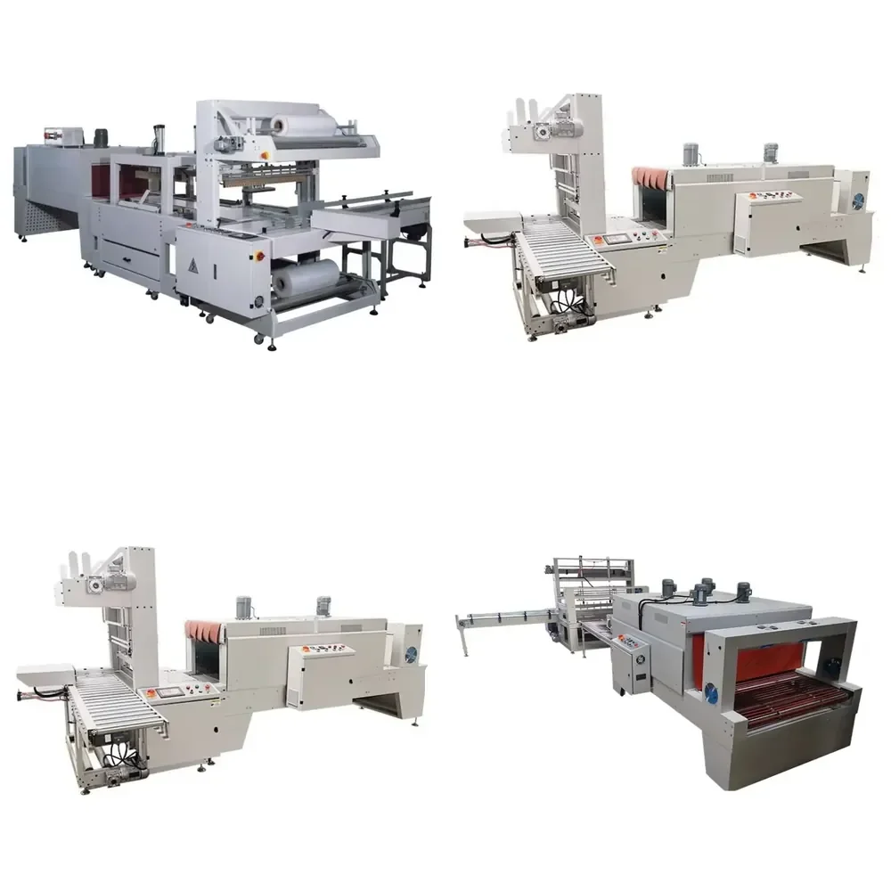 【2026】 Fully Automatic Electric Cuff Type Heat Shrink Film Packaging Machine for Food Beverage & Easy Operate PLC