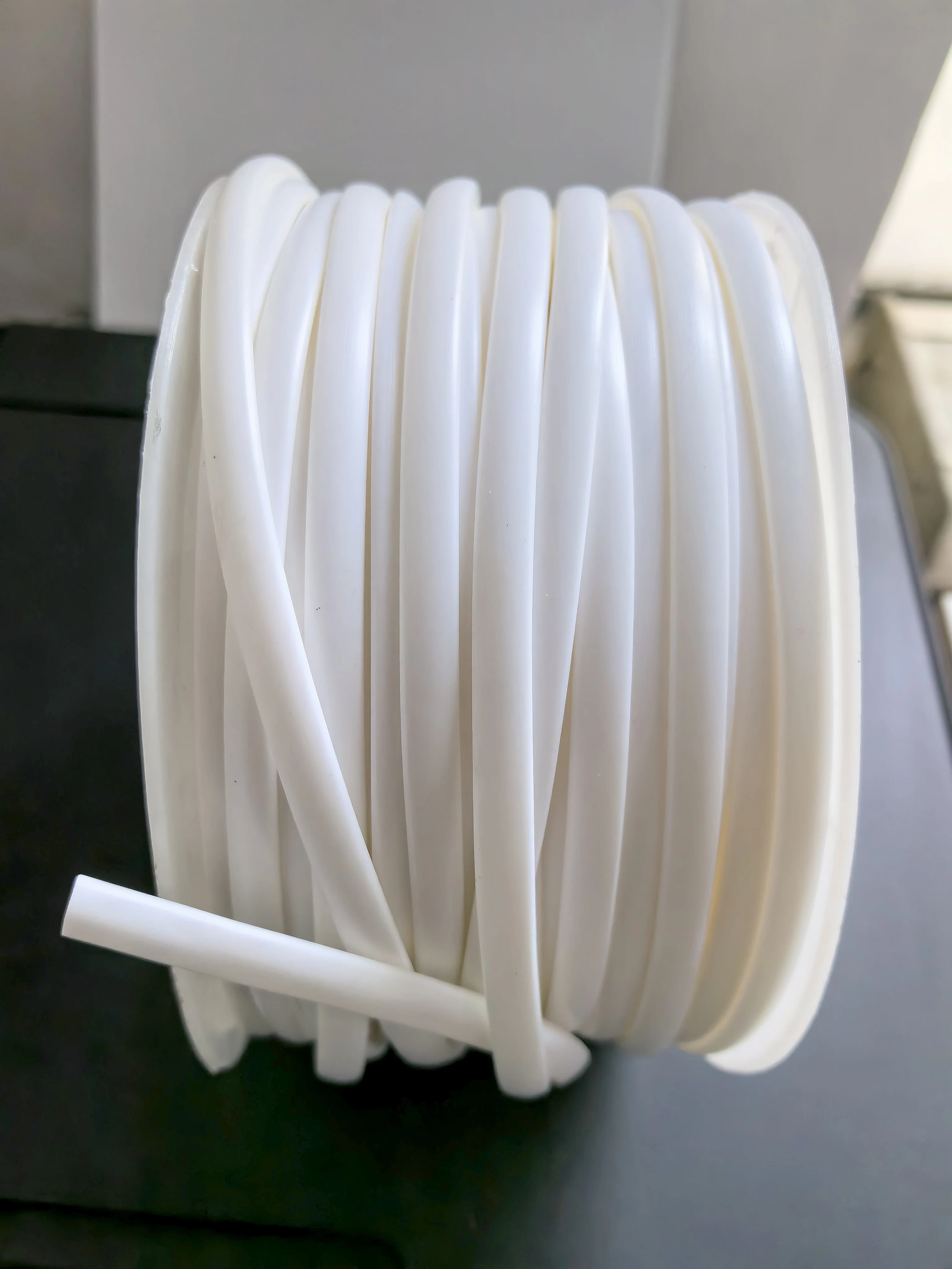 Flat cable number pipe PVC number pipe Flat cable sleeve White cable number pipe
