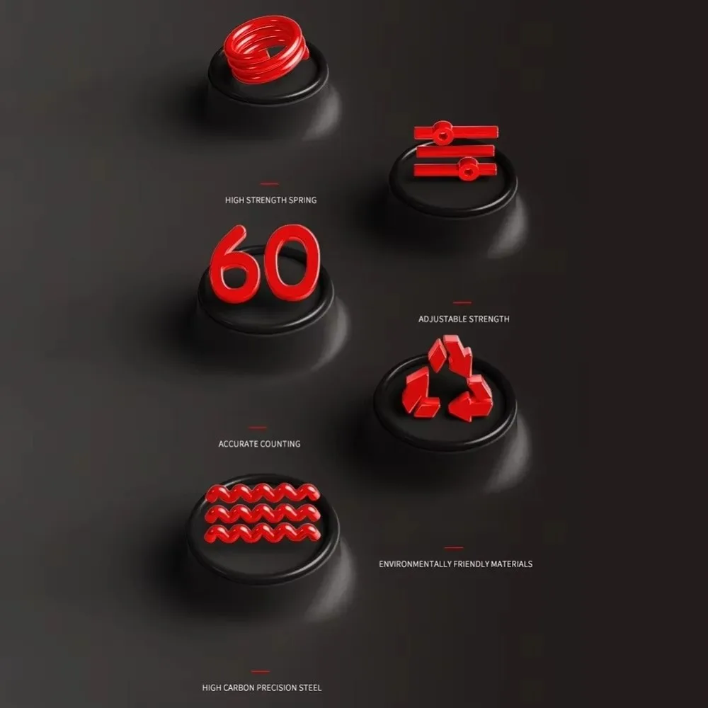 5-165KG Range Hand Grip Strengthener Nonslip Grip Muscle Enhancement Hand Gripper Rehabilitation Training Adjustable Resistance