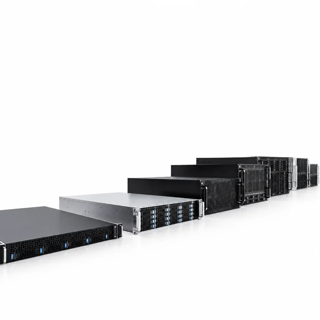 Precision Stainless Steel Sheet Metal Fabrication Modular AI Server Chassis GPU Enclosure Assembly