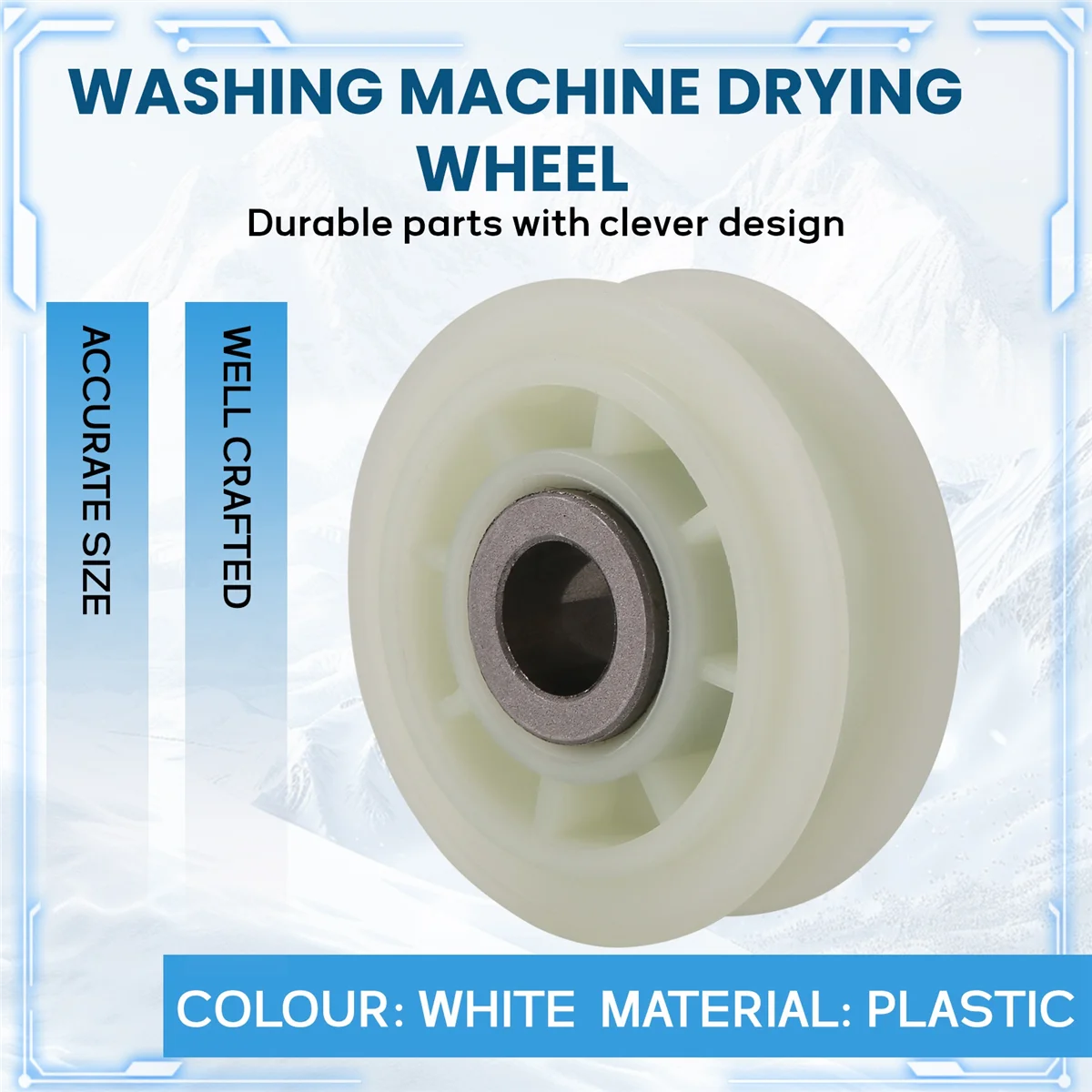Scroll wheelDryer Idler 279640 Replace for and Clothes Dryer-Replace 3388672 697692 AP3094197 W10468057