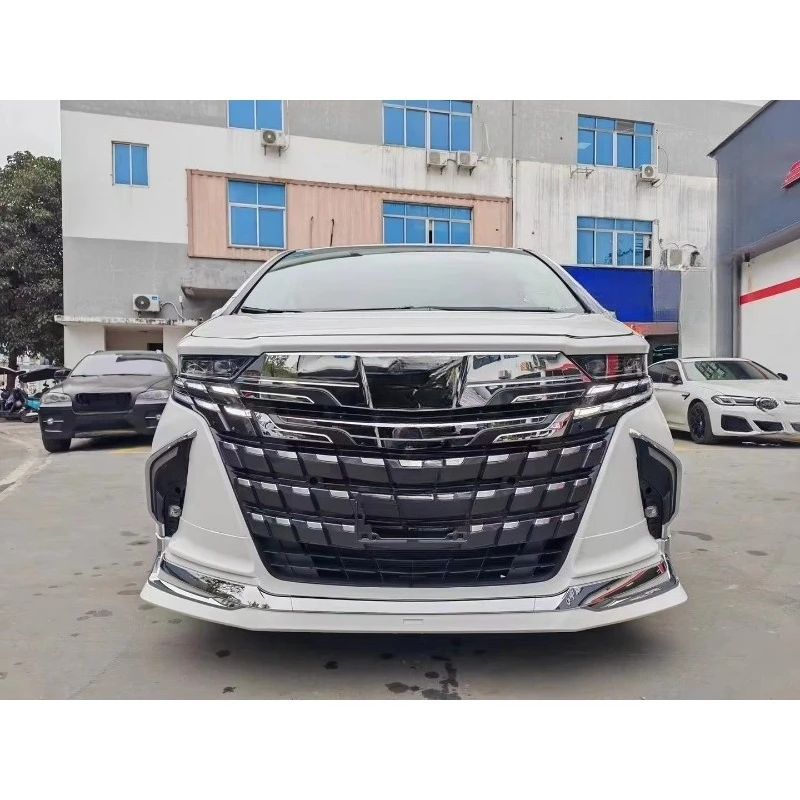 Car Accessories Full Set Exterior Modification Kits For Toyo Ta Alphard 30 Series 2016 Upgrade To For Alphard 40 Series 2024 Bod view 4