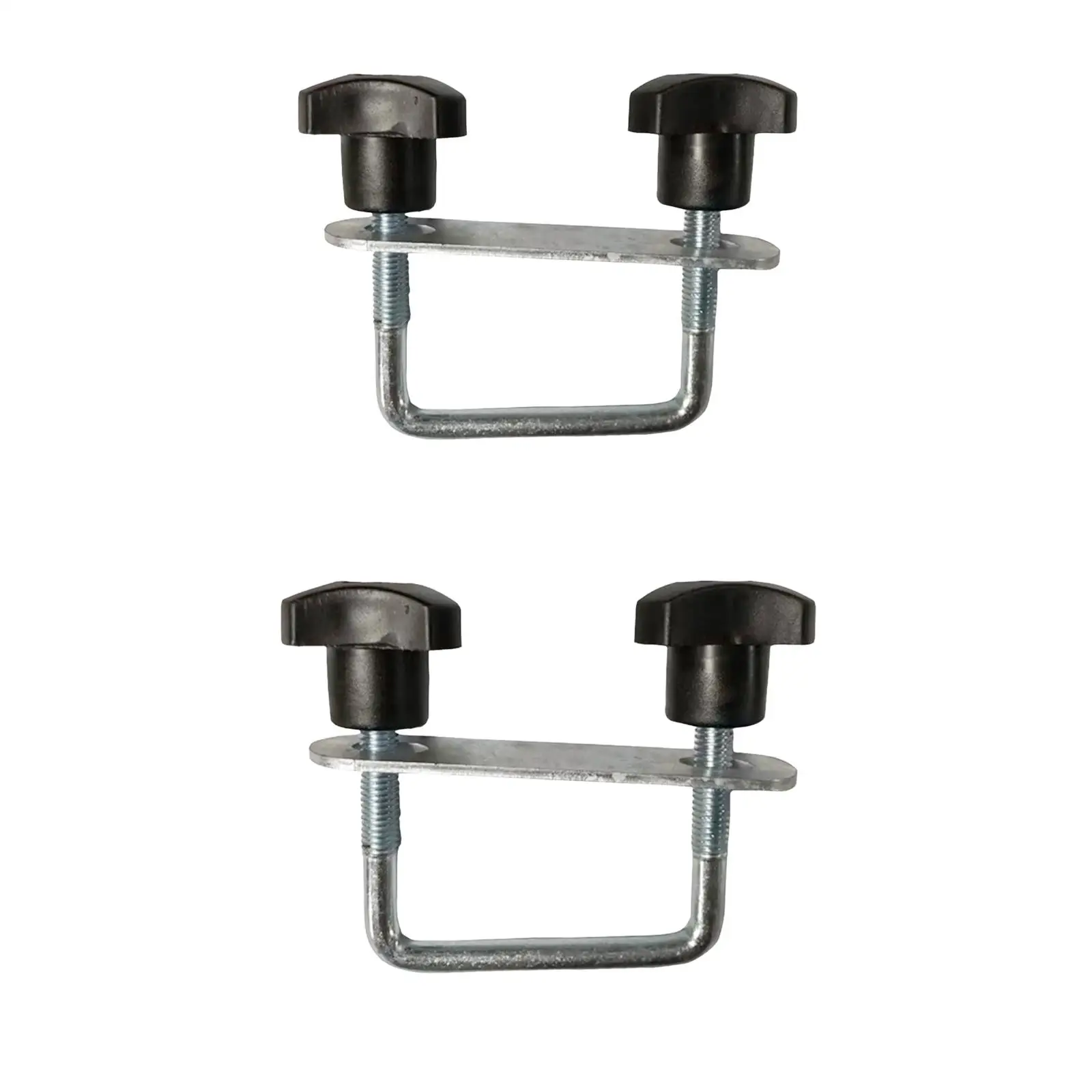Roof Box U-Bolt Clamps, Car Van Mounting Brackets, Easy Installation, Heavy-Duty